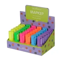 Маркер-текстовыделитель 5.0 мм, BrunoVisconti Flower Marker Zefir, МИКС