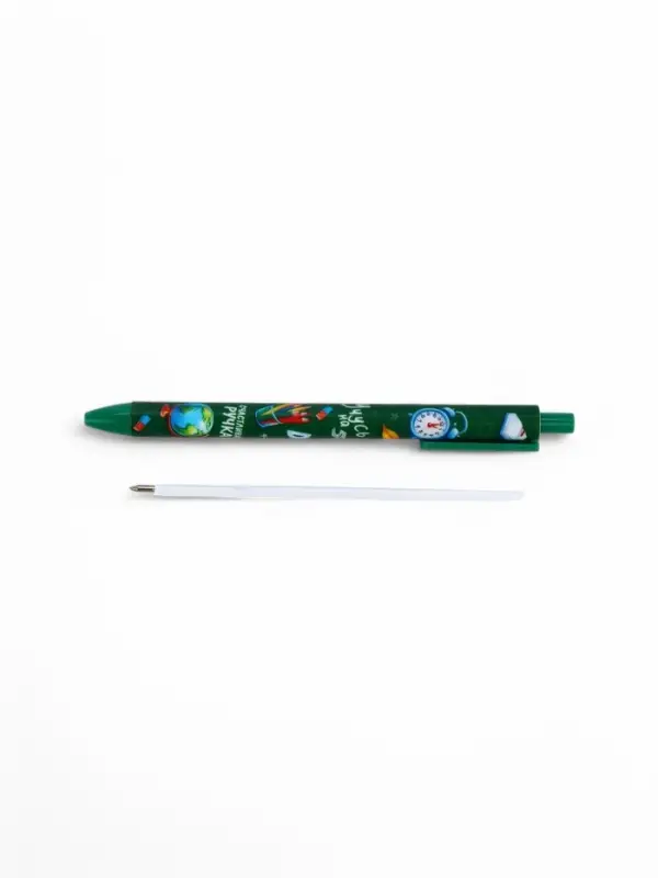 Автоматическая матовая шариковая ручка "Счастливая ручка", 0,7 мм