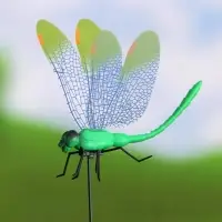 Штекер "Стрекоза Сенди" 14х9см/45см, МИКС