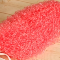 Мочалка банная  "Бублик" большая цвет МИКС 32 см