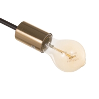 Люстра "Лора" 4х40Вт Е27 латунь 58х58х37см