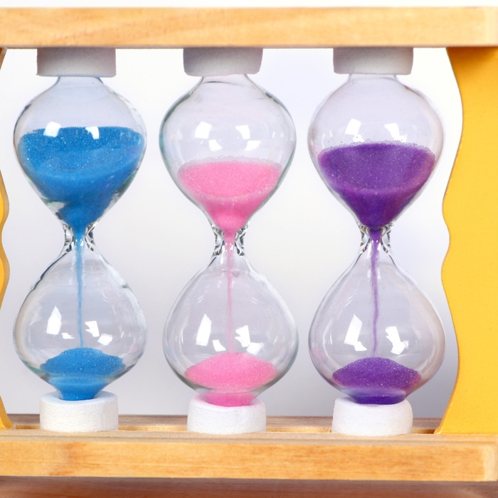 Песочные часы "Любовь к рисункам", сувенирные, органайзер для канцелярии, 10 х 19 см