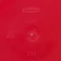 Кашпо для цветов со вставкой &laquo;Арте&raquo;, 2 л, цвет красно-чёрный