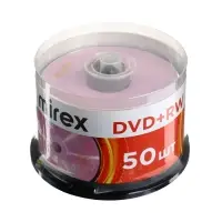 Диск DVD+RW Mirex Brand, 4x, 4.7 Гб, Cake Box, 50 шт