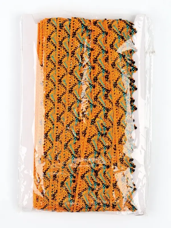 Тесьма &laquo;Уголки&raquo;, ширина 2 см., намотка 25 м., цвет оранжевый