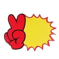 Набор 20 листов ценники-реклама, малые