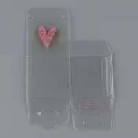 Коробка подарочная пластиковая, упаковка, With love, 5 х 5 х 5 см