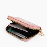 Кошелек дет 07-01-01 Июнь2537 кот, 8,52,510,5 см, 2 отд+отд/молн, д/карт, розовый