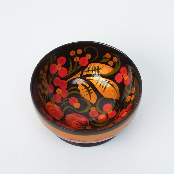 Солонка для каравая, 6,5&times;3 см, хохлома