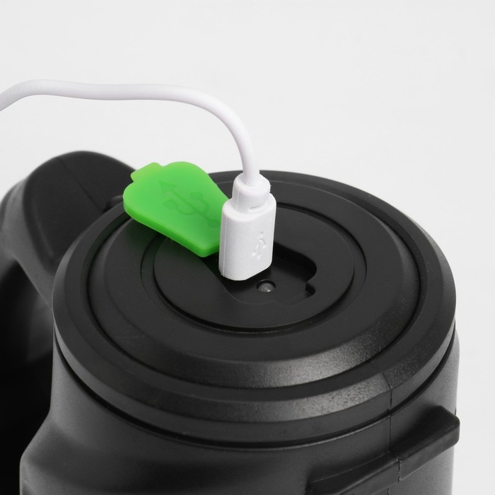 Фонарь светодиодный аккумуляторный ручной 5 Вт, 140 лм, 1800 мАч, USB