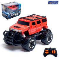 Джип радиоуправляемый &laquo;Хамер&raquo;, работает от батареек, цвет красный