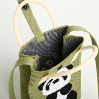 Сумка на кнопке &laquo;Выбражулька&raquo;, цвет зелёный