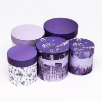 Набор шляпных коробок 5 в1 "Вдохновение", 20 х 20 - 15 х 15 см