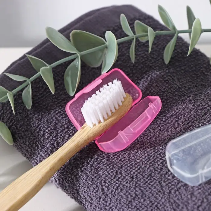 Набор футляров для зубной щётки, 5 шт., 4&times;2&times;1.7 см, пластик, МИКС