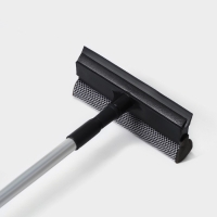 Щётка для окон Доляна, телескопической ручка 60(97) см, водосгон 20 см, насадка из поролона 20&times;8 см