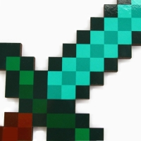 Деревянное оружие, детское сувенирное &laquo;Алмазный&raquo;, меч, 13,1 х 29,4 см