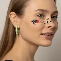 Переводная тату на тело цветная &laquo;Веснушки. Аисты&raquo;, 16&times;5 см