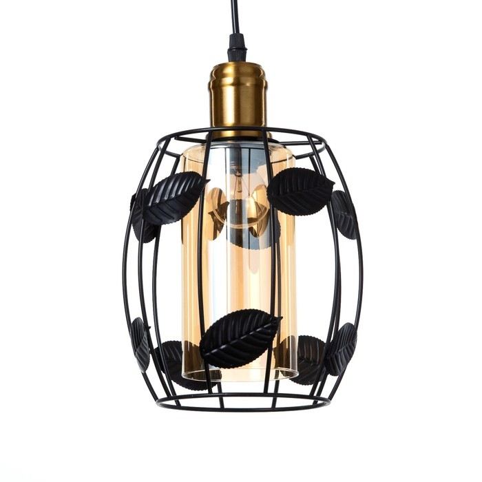 Светильник BayerLux "Лаура" E27 40Вт черный 18х18х20-120 см