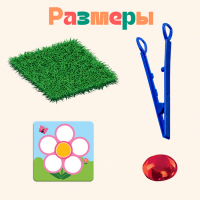 Развивающий набор &laquo;Цветная роса&raquo;, камешки марблс, по методике Монтессори