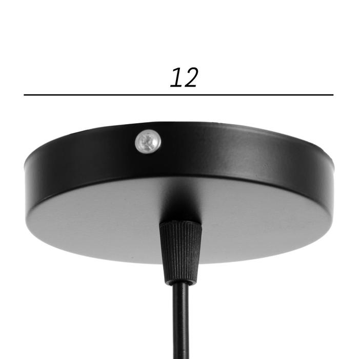 Светильник BayerLux 1961/1 E27 40Вт черный 18х18х15-115 см