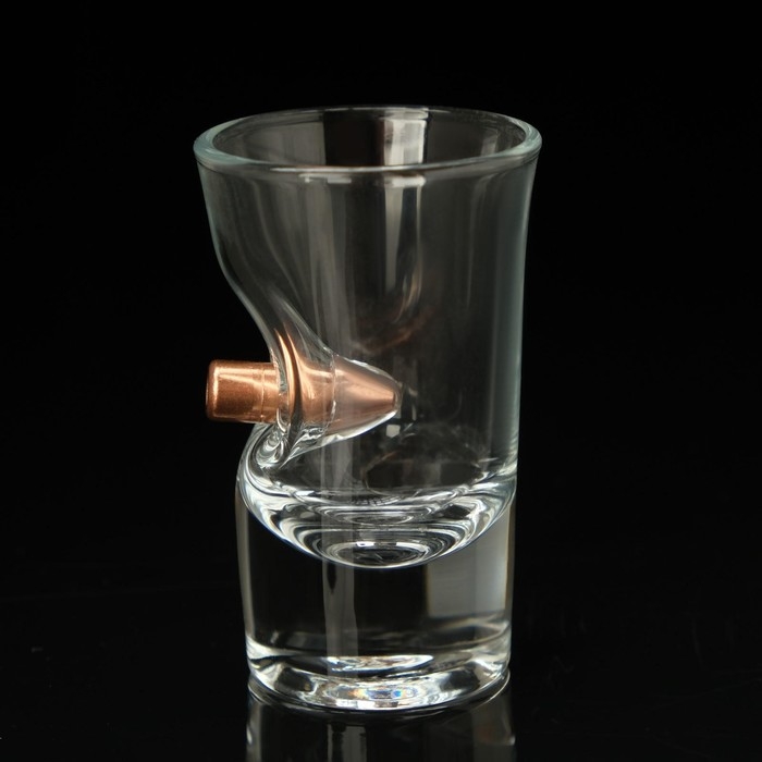 Стопка Стопка "Непробиваемая", в коробке с пулей, 40 мл