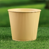 Кашпо "Ведерко Килли" желтое, 14х14х13см