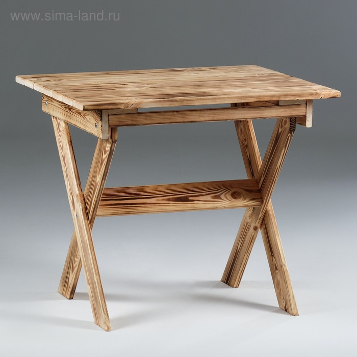 Стол складной, обожжённый, 80&times;80&times;70 см