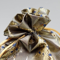 Мешочек подарочный парча &laquo;Новогодняя ночь&raquo;, 16 х 24 см +/- 1.5 см, Новый год