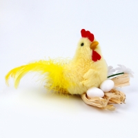 Мягкая игрушка &laquo;Курочка в гнёздышке&raquo;, 7 см, цвет МИКС