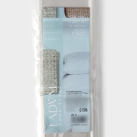 Органайзер для хранения белья LaDо́m, 12 ячеек, 32&times;24&times;12 см, цвет серый