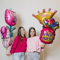 Воздушный шар фольгированный 24" &laquo;Корона&raquo;, без подложки