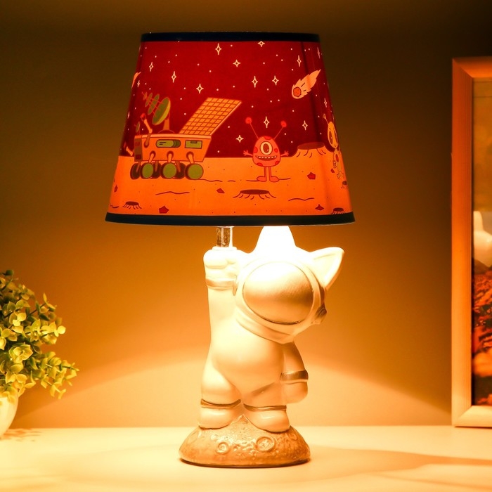 Настольная лампа "Космос " Е14 15Вт МИКС 20х20х35 см RISALUX