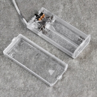 Гирлянда &laquo;Нить&raquo; 1.6 м с насадками &laquo;Шарики с серебристым конфетти&raquo;, IP20, серебристая нить, 15 LED, батарейки ААх2 (нет в комплекте), свечение белое