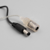 Гирлянда &laquo;Мишура&raquo; 5 м роса, IP20, серебристая нить, 200 LED, свечение мульти, 12 В