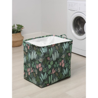 Корзина для белья Доляна &laquo;Джунгли&raquo;, 50&times;40 см