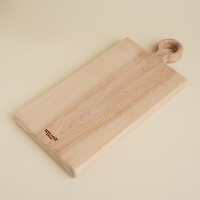 Доска разделочная из цельного массива берёзы Sima-Land Home, 35&times;16&times;2,2 см