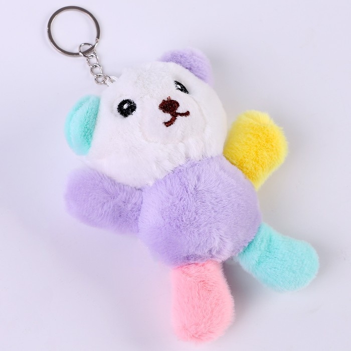 Мягкая игрушка &laquo;Медвежонок&raquo; на брелоке, 13 см, цвет МИКС