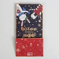Пакет без ручек &laquo;Новогоднее время&raquo;, 10 х 19,5 х 7 см