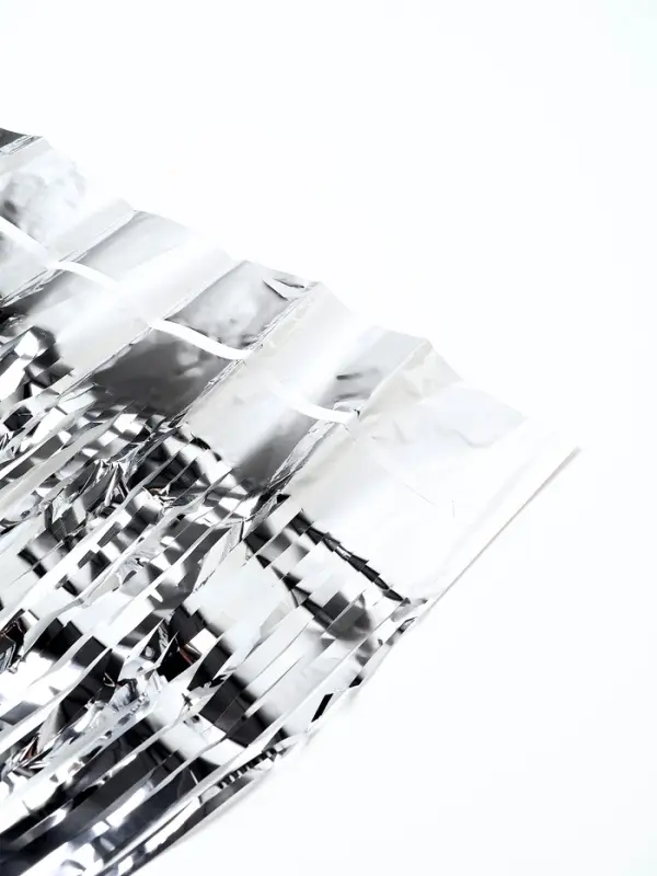 Занавес для фотозоны &laquo;Дождик&raquo; цвет серебро, 1*2 м