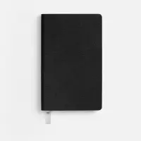 Ежедневник Petrus, недатированный, черный с серебром