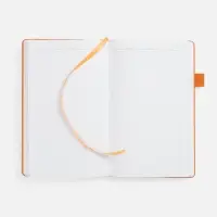 Ежедневник White Shall, недатированный, бело-оранжевый