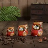 Сувенирный набор дерево "Совы с сердечками" 6х19х8 см