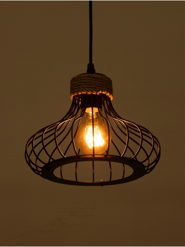 Светильник "Фон" 1х40Вт Е27 черный 23х23х18см