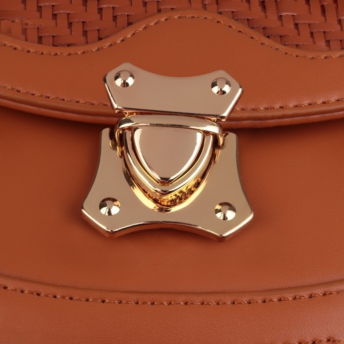 Застёжка для сумки, 4 &times; 4,2 см, цвет золотой