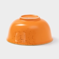 Салатник фарфоровый Magistro &laquo;Церера&raquo;, 650 мл, d=15 см, цвет оранжевый