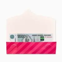 Конверт для денег формовой &laquo;Уточка&raquo;, 17.5 &times; 8 см