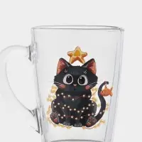 Кружка "Каппучино" "Озорные котики" 300 мл