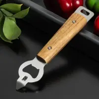 Нож консервный Доляна &laquo;Дровосек&raquo;, нержавеющая сталь, цвет коричневый