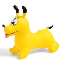 Попрыгун ZABIAKA &laquo;Собачка&raquo;, 56&times;32&times;53 см, жёлтый