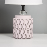Лампа настольная "Медитация" 1х40Вт Е14 розовый 20х20х35см